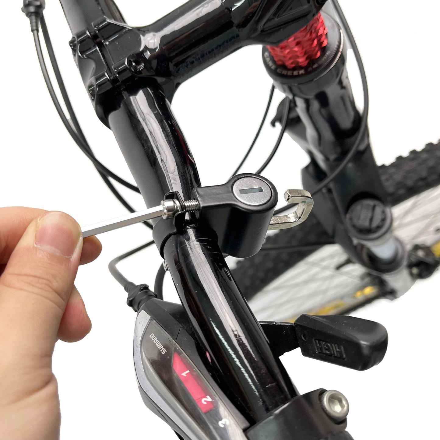 Dirt Bike Universal Helmet Lock For Handlebar 7/8 22-28mm Tube Bar Motorbike