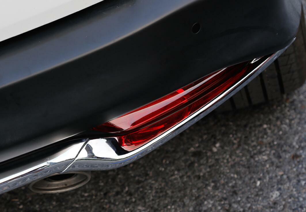 Chrome Rear Bumper Strip Protector Bottom Cover Trim for Honda HRV HR-V 19-2020