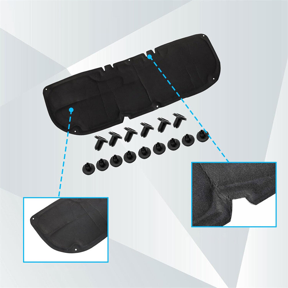 1x Engine Hood Insulation Pad Heat Shield Blanket Trim for Toyota RAV4 2019-2024