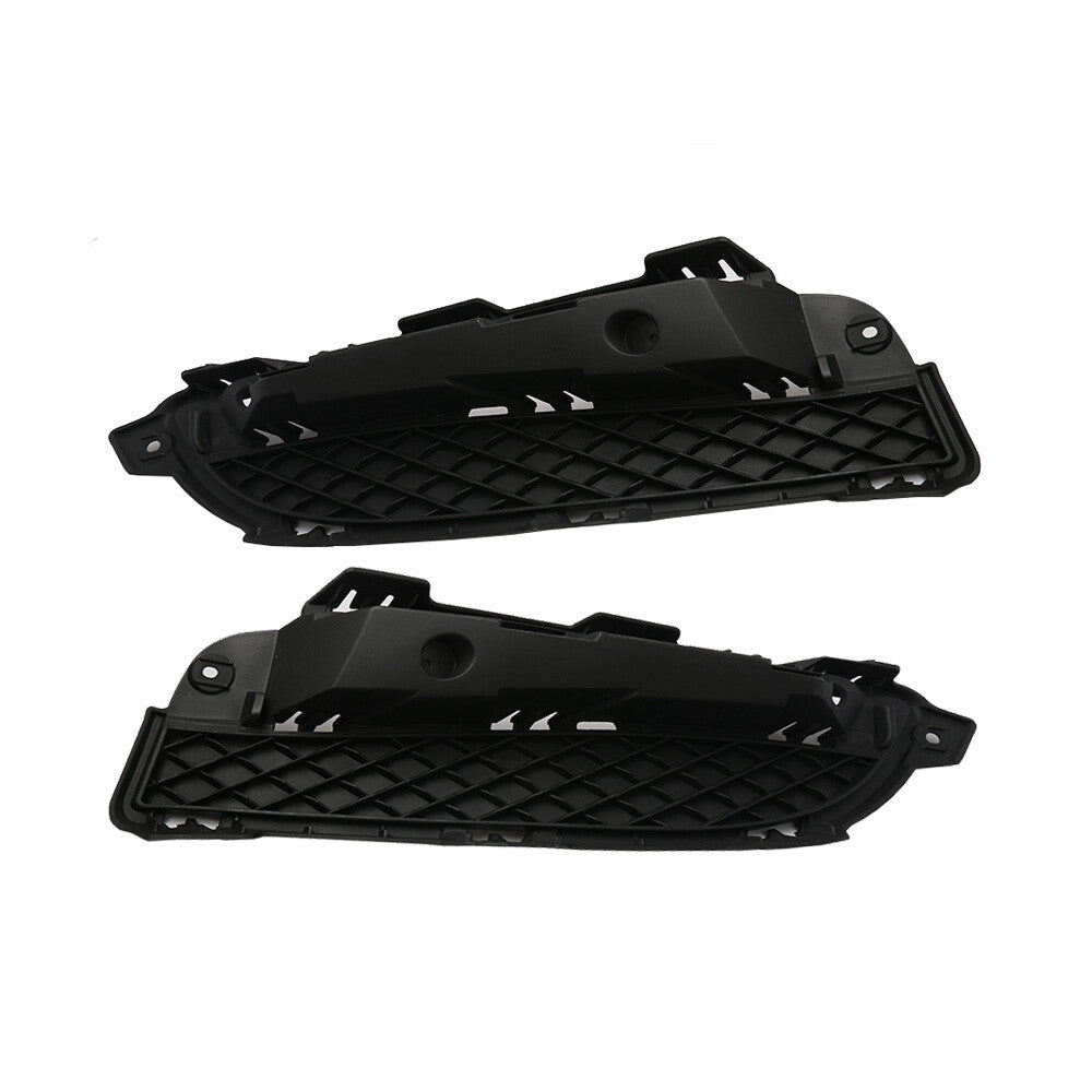 2Pcs Front Bumper Lower Grille Outside Cover Black Left Right for XF 2012-2013