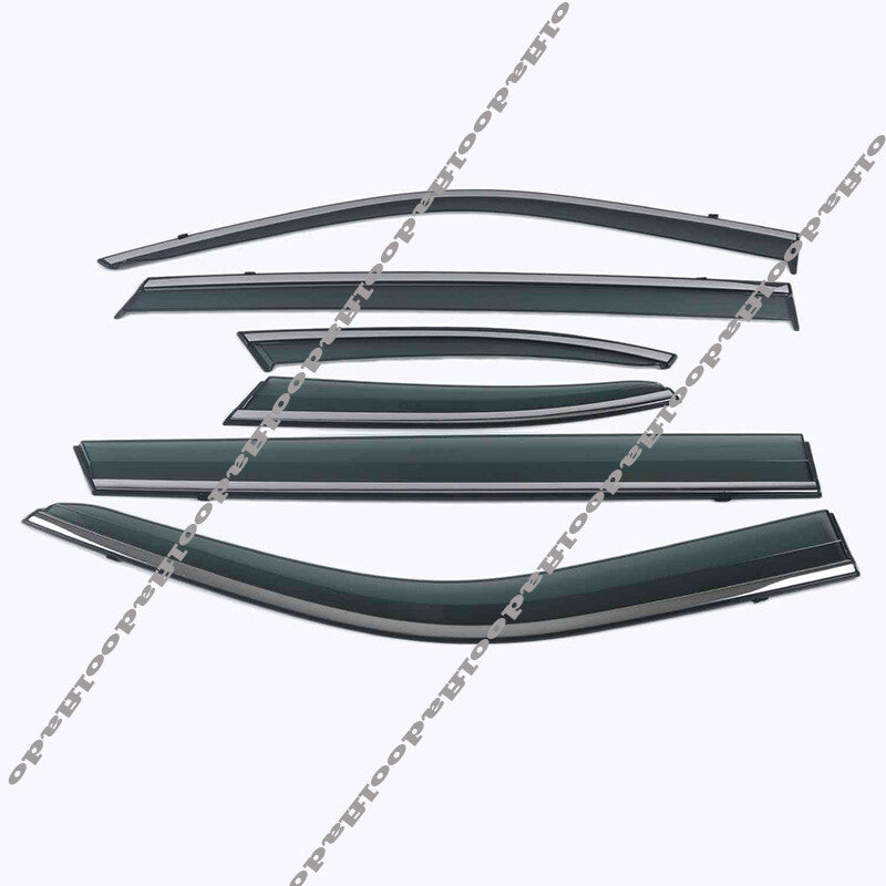 6pcs for Toyota Highlander 2020-2023 Car Window Visor Vent Sun Shade Rain Guard
