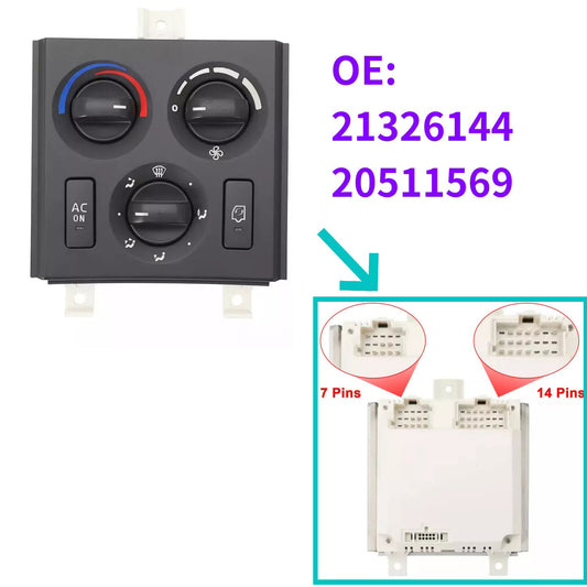A/C Climate Control Module for Volvo Truck VNL 2003-2024 21326144 Replacement