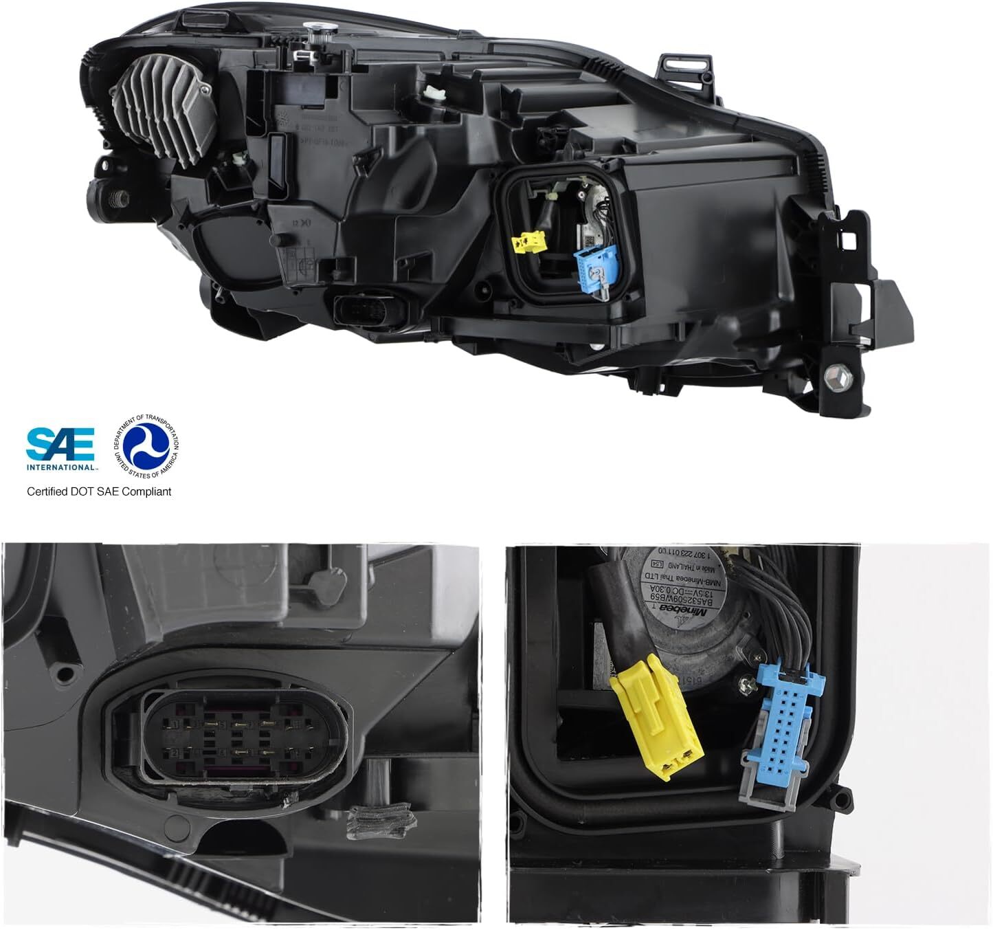 LED Headlight for Mercedes-Benz GLE W166 2016 2017 2018 2019 GLE350 Left Driver