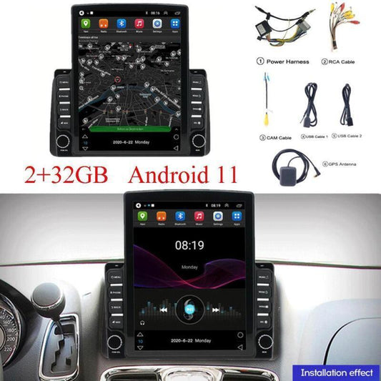 9.7 Stereo Radio Navi 2+32GB for Dodge Grand Caravan 2011-2020 Build-in Carplay