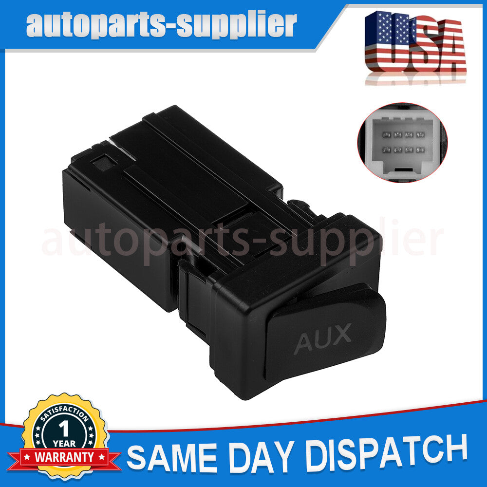 86190-02010 AUX auxiliary jack stereo port is compatible with for Toyota for Camry , for Corolla , Tacoma, and RAV4.