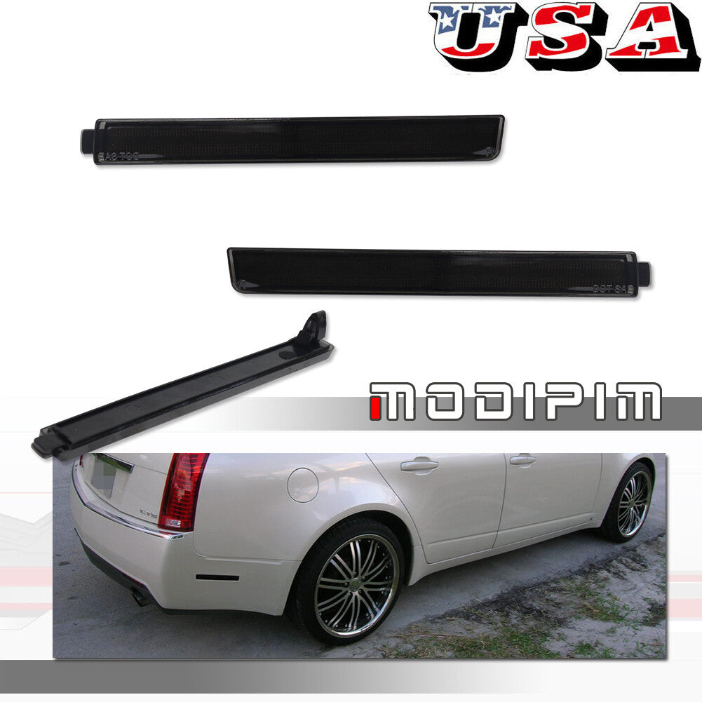 Smoke lens rear side marking signal light reflector applicable to 08-13 for Cadillac CTS CTS-V