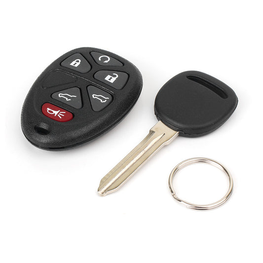 1X Remote Control Key Fob 6 Button For 2007-14 08 for Chevy Tahoe Traverse for GMC for Yukon