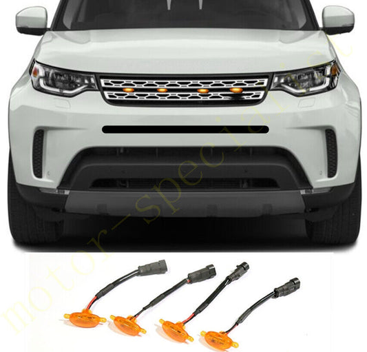 For Discovery Sport 2015-24 yellow Style Front Grill LED Marker Light Kit