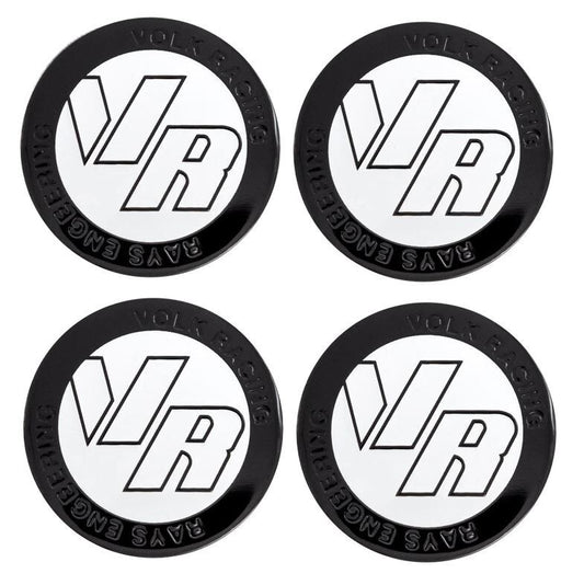 4x45mm Volk Racing Wheel Center Hub Sticker Rim Sticker Silver Gray
