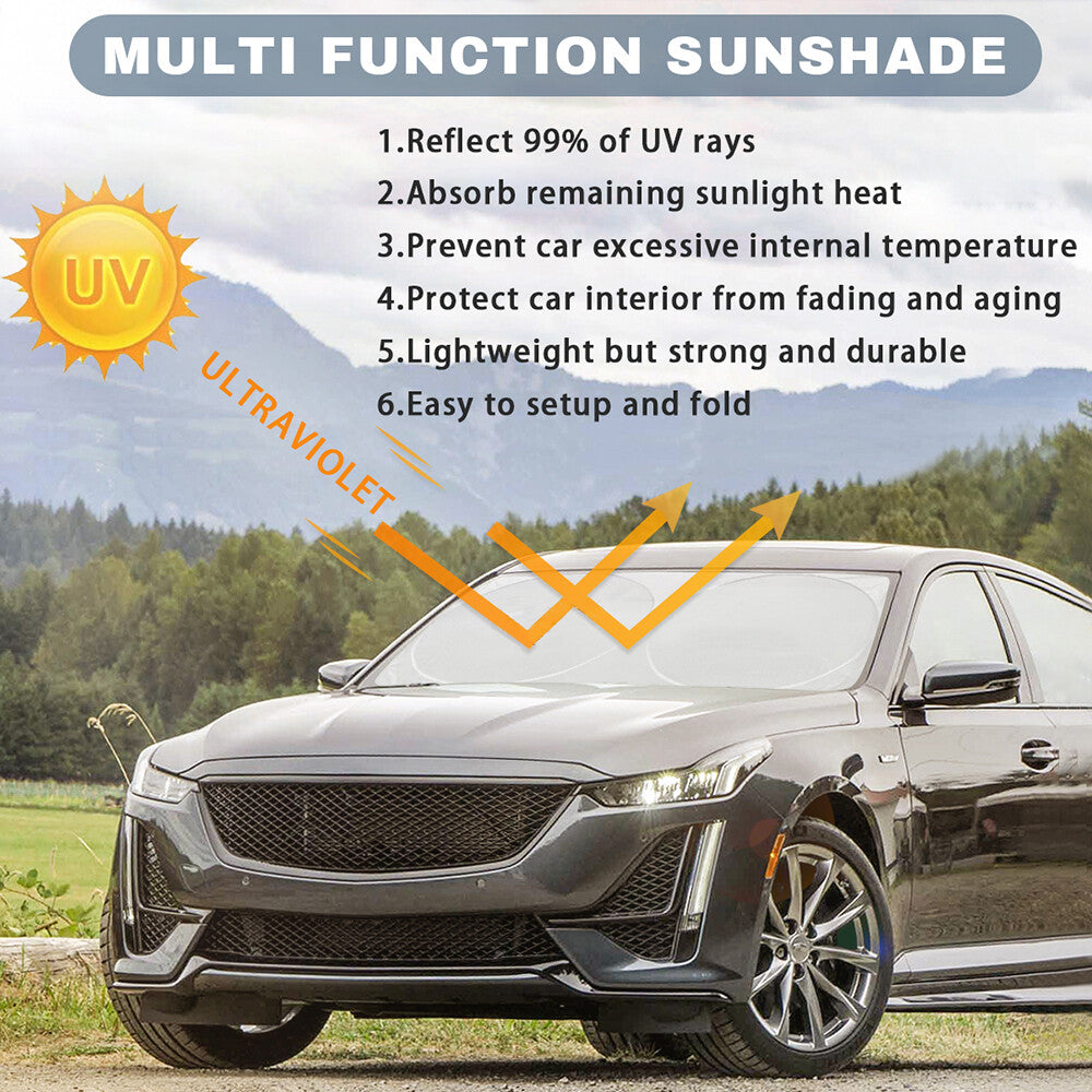 for Cadillac Accessories Large Car SUV Windshield Sun Shade Window Shield Cover