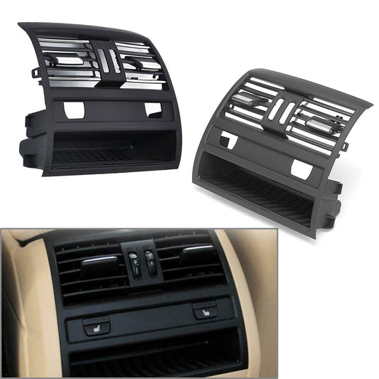 Rear Center Console Fresh Air Outlet Vent Grille Grill Cover Fit for BMW 5 F10 Car