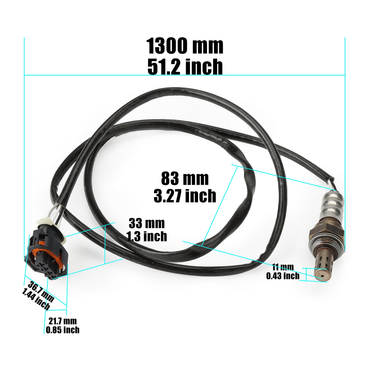 Oxygen sensor 12567680 replacement part for Chevrolet 1.6L/1.4L (1999 - 2003 00 01 02-)