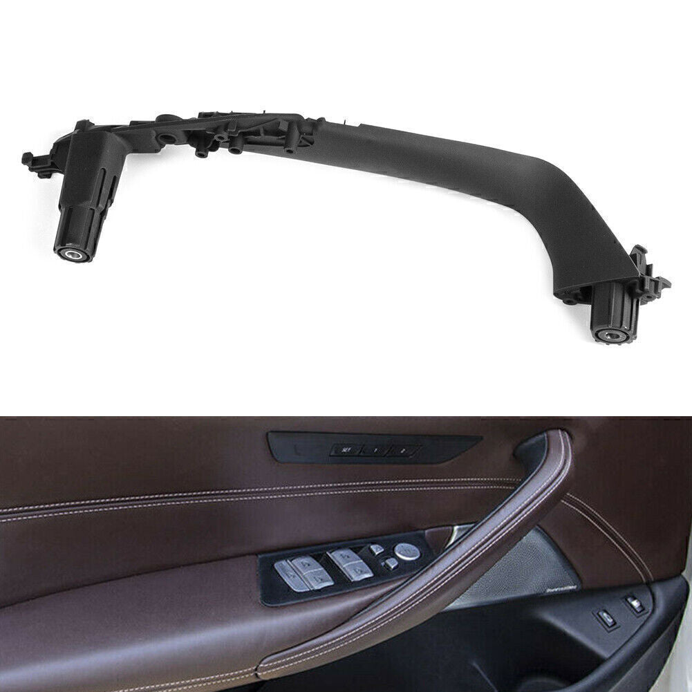 Left Front Inner Door Panel Handle Pull Trim Black for BMW 5 Series G30 G31 G38