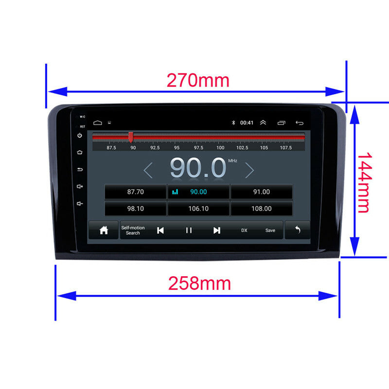 Car Android FM Radio GPS WiFi Navigation Player Stereo for Benz M GL Class W164