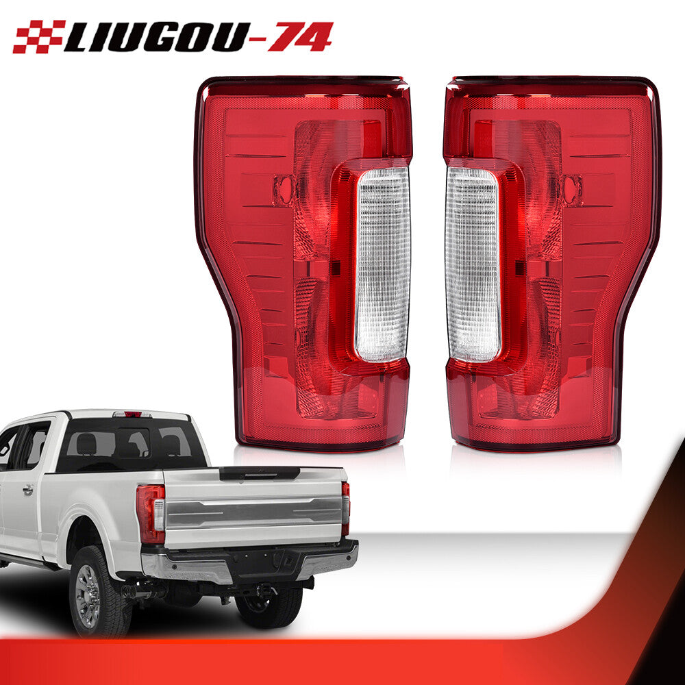 Suitable for 2017-2019 F-250/F350 Super Duty models with blind spot red taillights and LED accents.