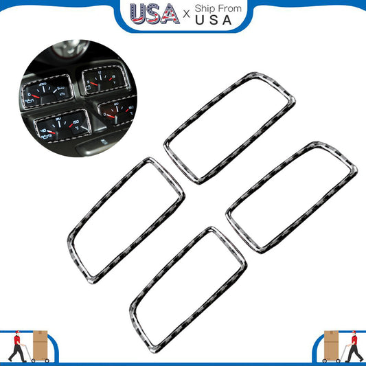 Carbon Fiber Oil Temperature Control Cover Trim for Chevrolet Camaro 2010-2015