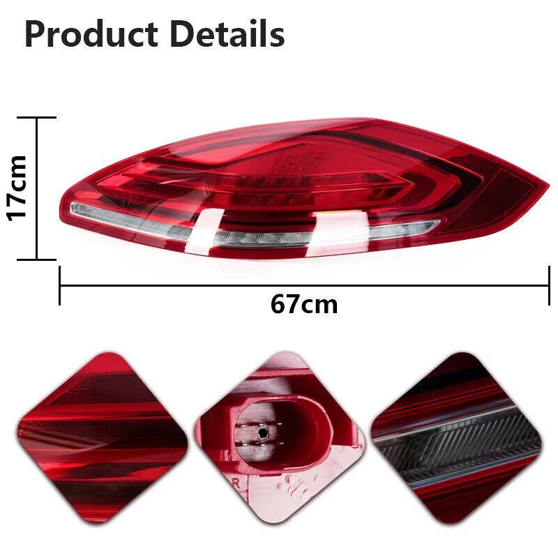 for Porsche for Panamera 970 2014-2016 Right Passenger Side LED Tail Light Rear Lamp