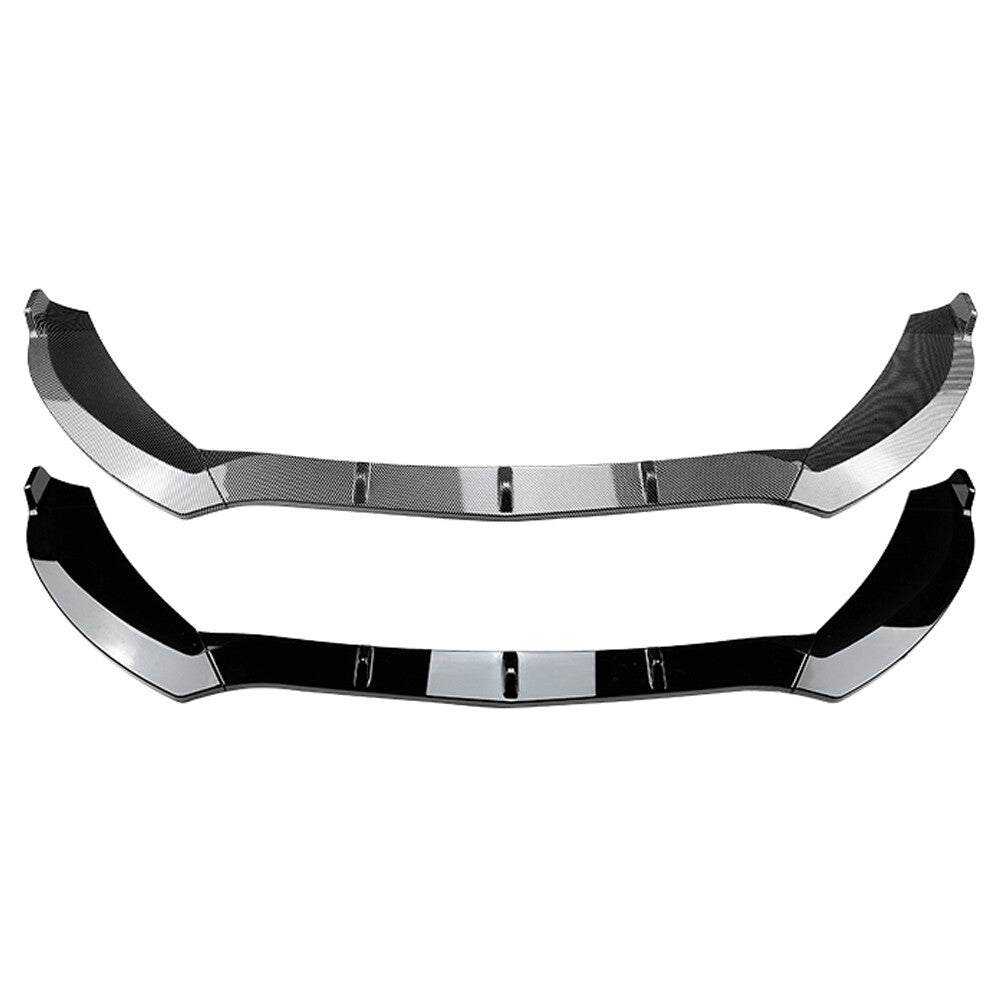 Front Bumper Lip Splitter Spoiler Body Kit for Mercedes-Benz C Class 15-18