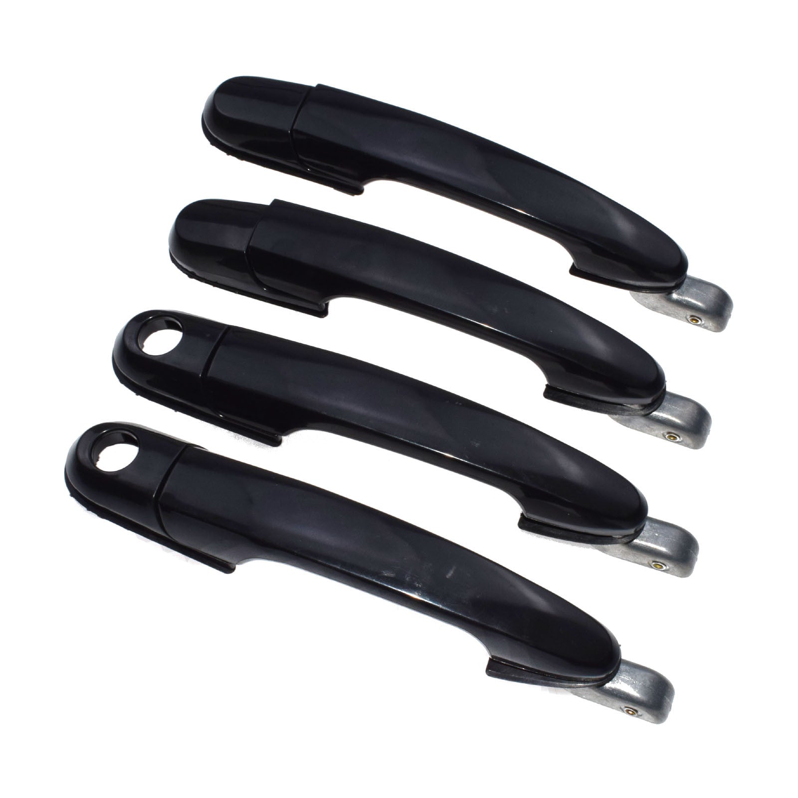 Brand new original black exterior door handle 4-piece set suitable for 05-09 for Hyundai for Tucson .