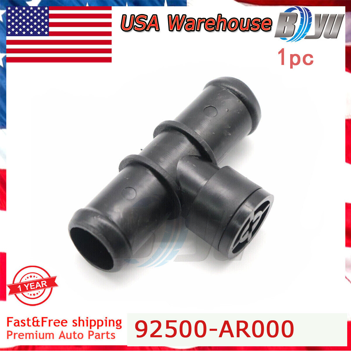 HEATER HOSE CONNECTOR Fits for 92500-AR000 for NISSAN for INFINITI G35 FX35 M35 M45 350Z