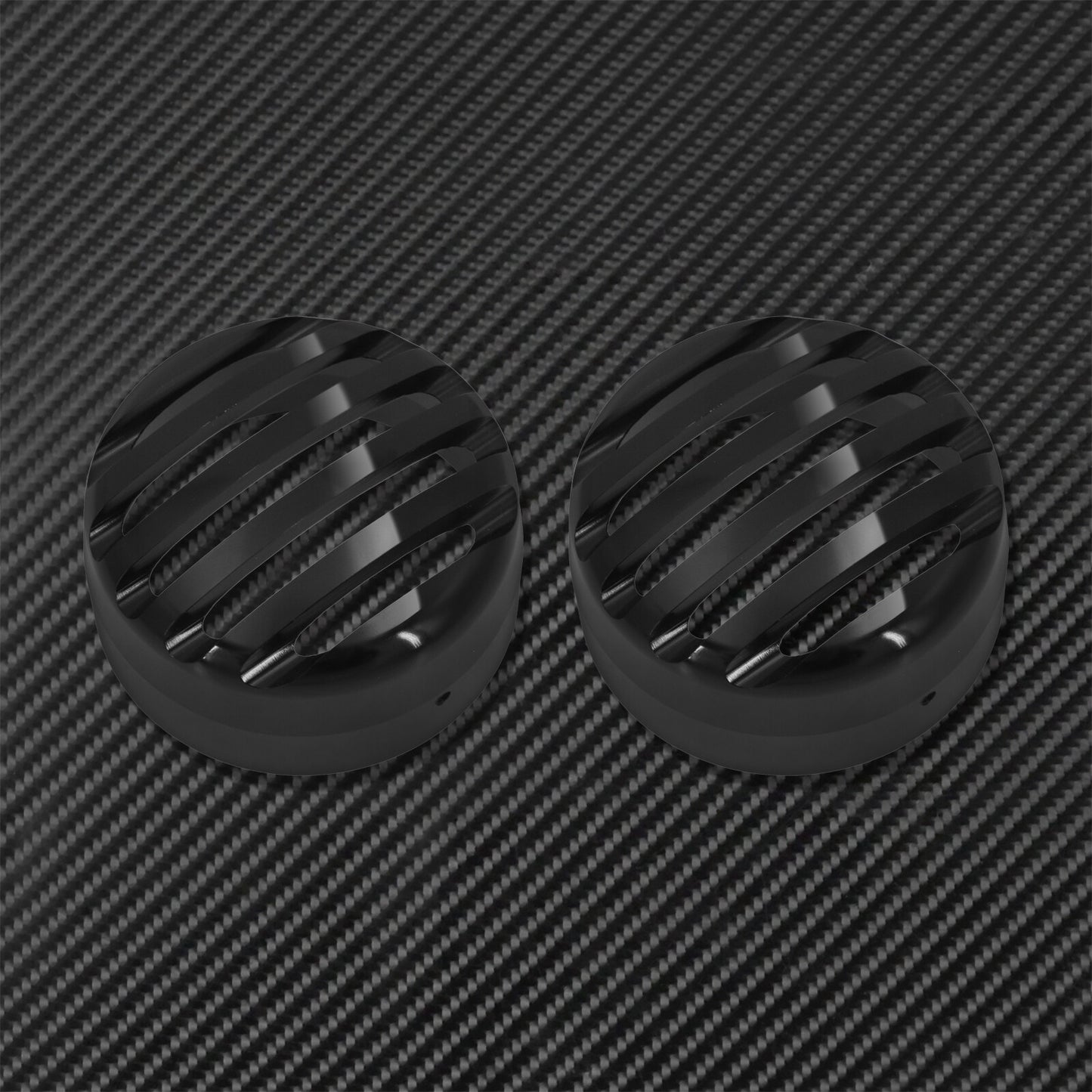 Motorcycle Black Front Turn Signal Grill Cover Fit for Harley Sportster 1992-20