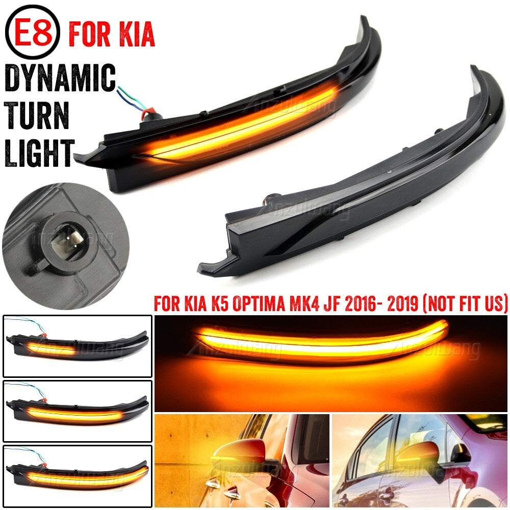 Dynamic Side Turn Signal Light for Kia K5 Optima MK4 JF 2016-2020