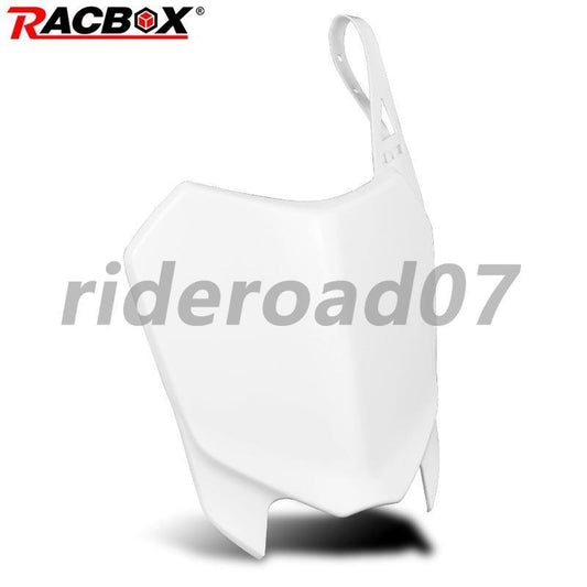 White Polisport Front Number Plate for HONDA CRF110F 2013-2017 CRF125F 2014-2017