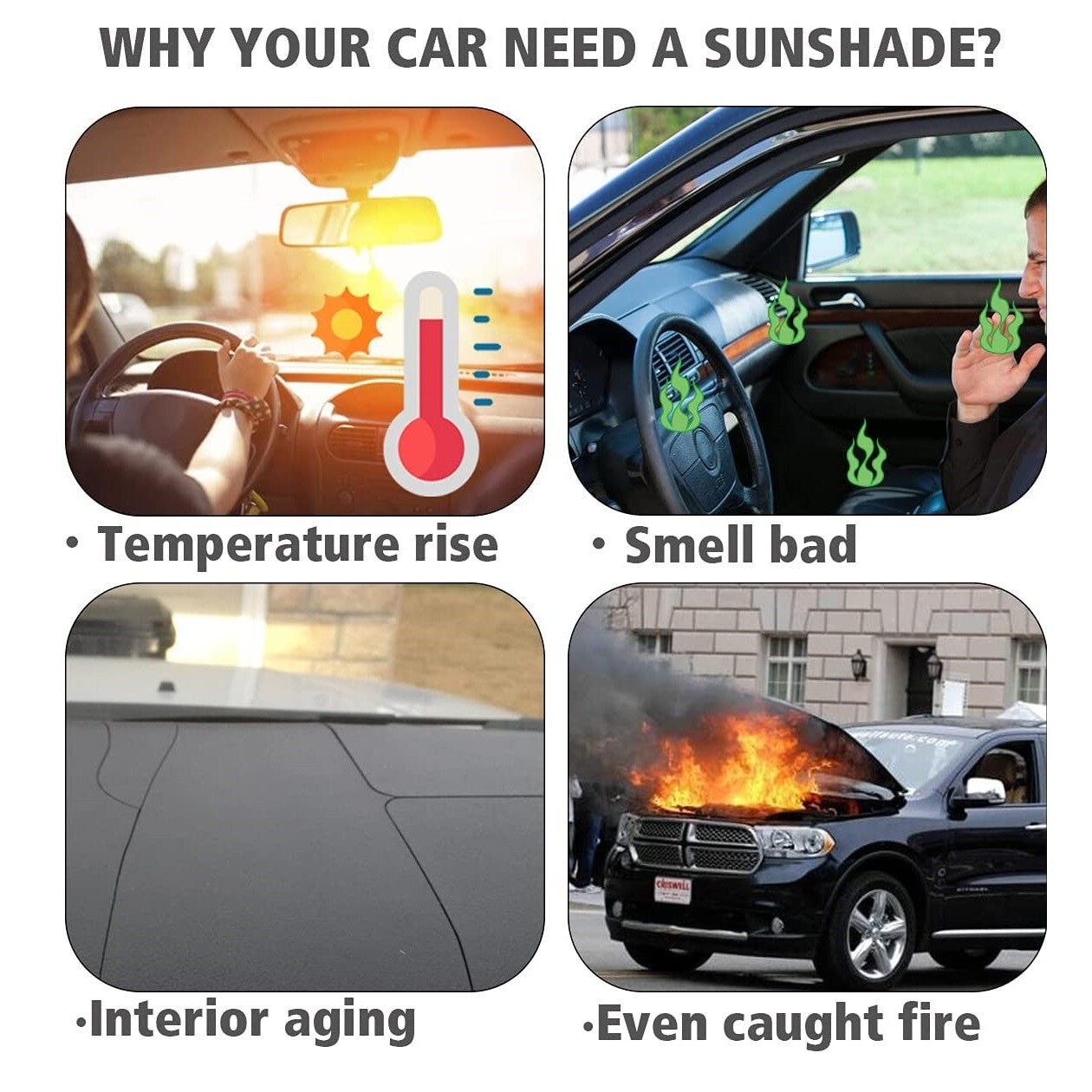 For 1995-2023 for Toyota Rav4 SUV Windshield Sun Shade UV Block Front Cover Screen