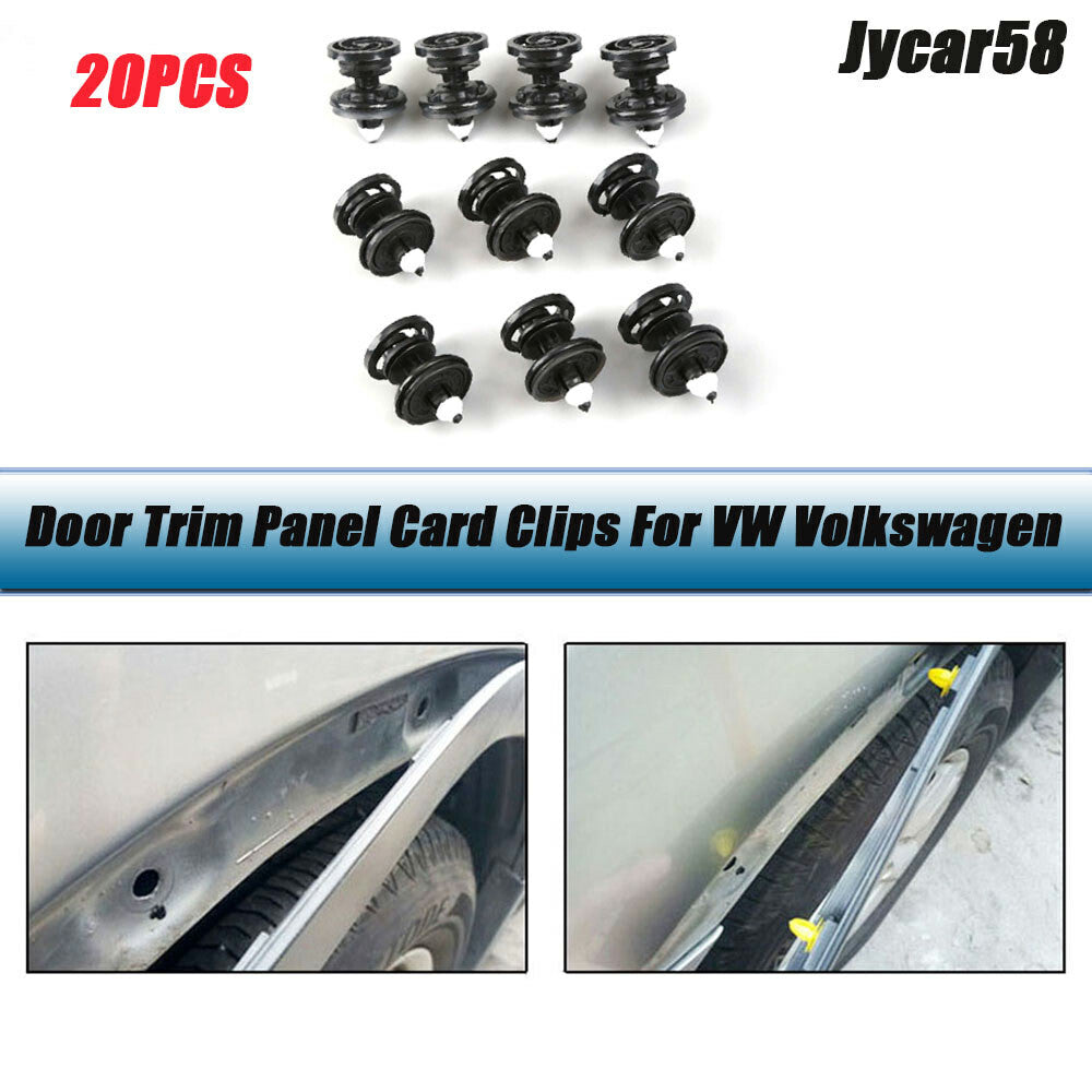 20PCS/lot Auto Interior Door Card Trim Panel Clips Fastener Clips for Volkswagen