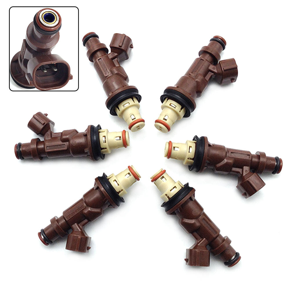 Six fuel injectors for Toyota Tacoma Tundra 4Runner V6 99-04 23250-62040 FJ585