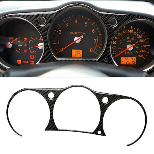 Carbon Fiber Interior Instrument Cluster Panel Cover Fit for Nissan 350Z 2006-09 07