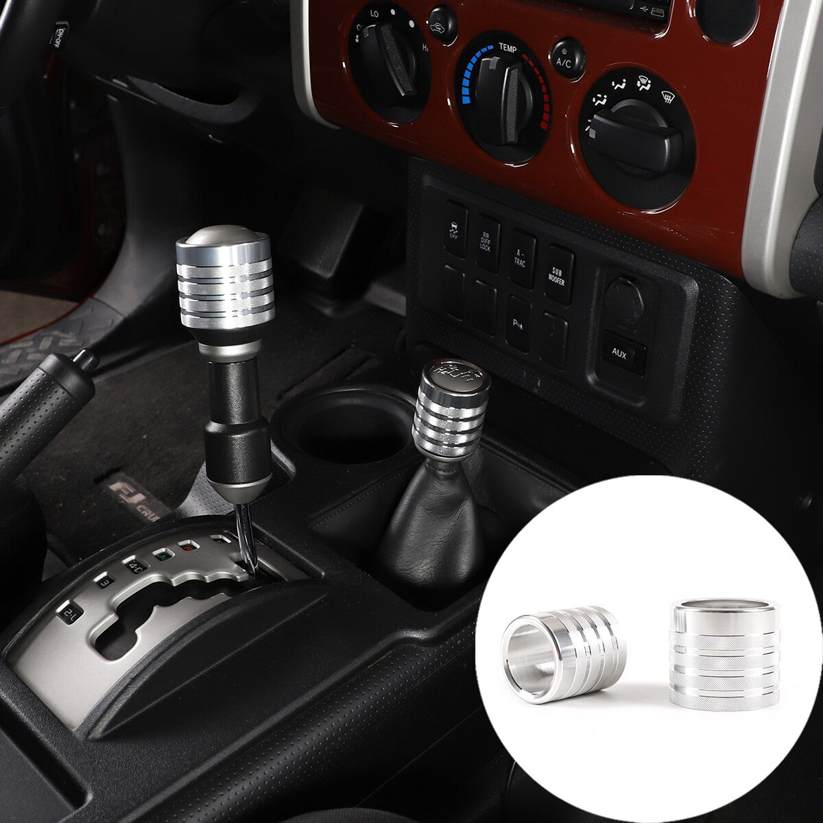Red carbon fiber center console decorative sticker for the right side of the for Corvette C8 2020-23