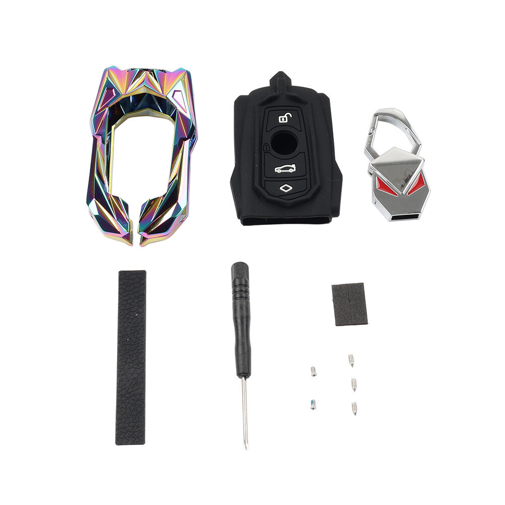 Colorful Remote Key Fob Cover for BMW 1 2 3 4 5 6 7 Series X3 X4 M2 M3 M4 M5 M6