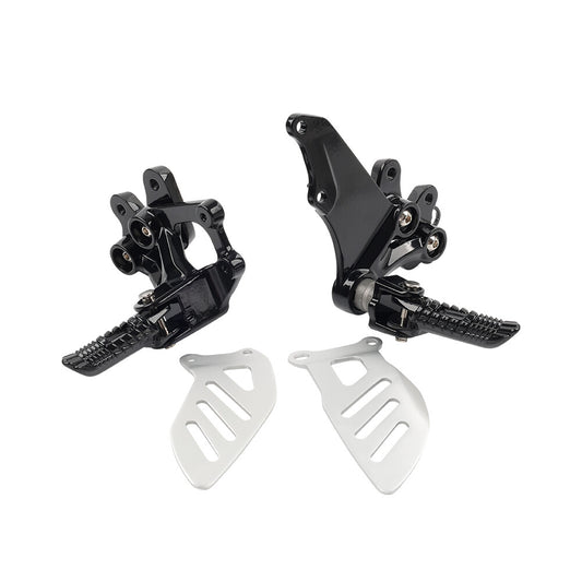 Front Rider Footrests Foot Pegs Bracket for Suzuki GSXR600 GSXR750 2006-2010