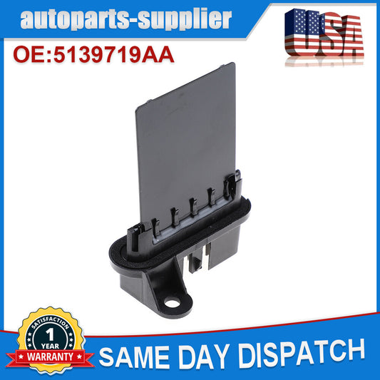 Heater blower motor resistor 5139719AA, suitable for 2002-2007 for Jeep Freedom for Wrangler TJ