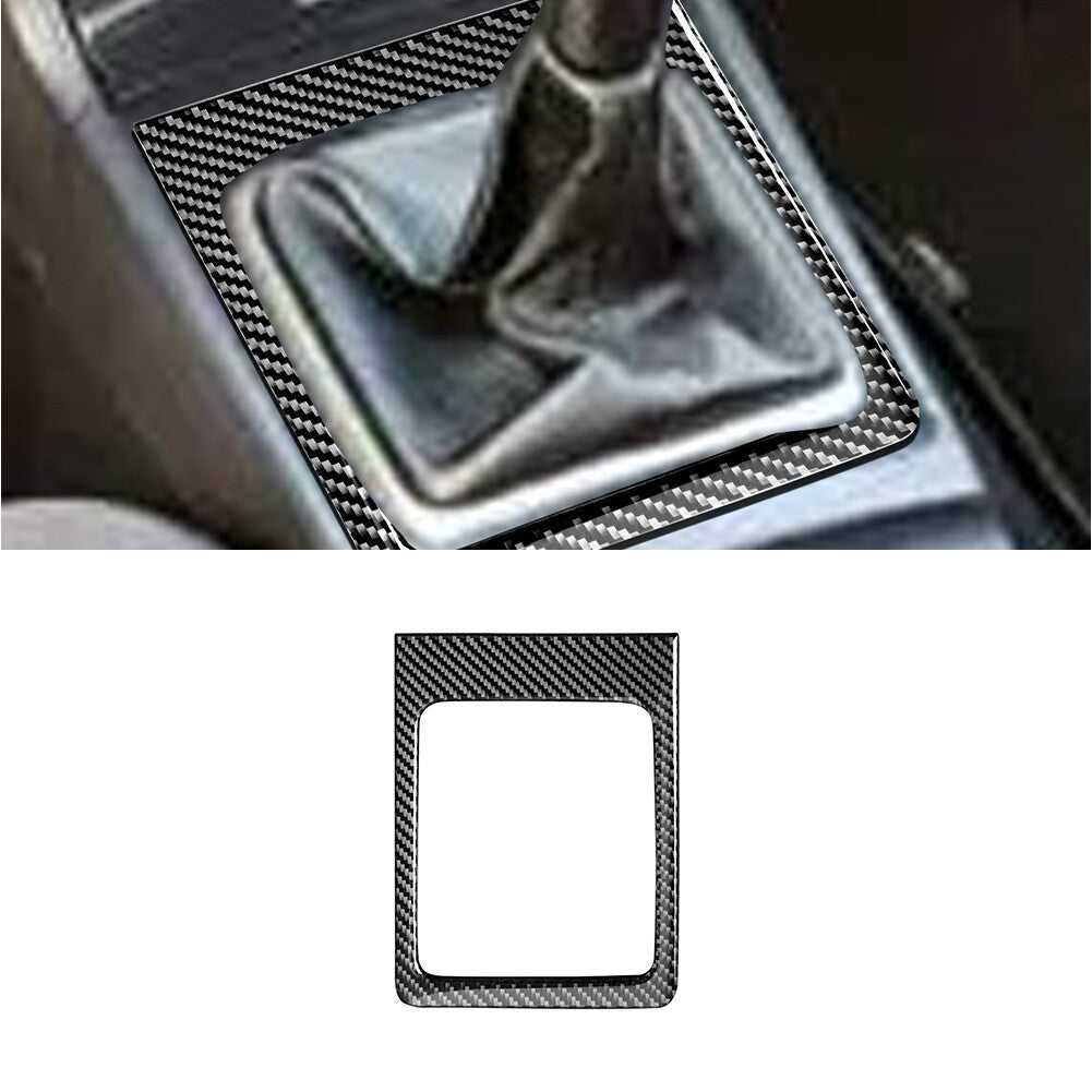 Carbon fiber gear shift cover trim suitable for Mitsubishi Lancer 2008 - 2015