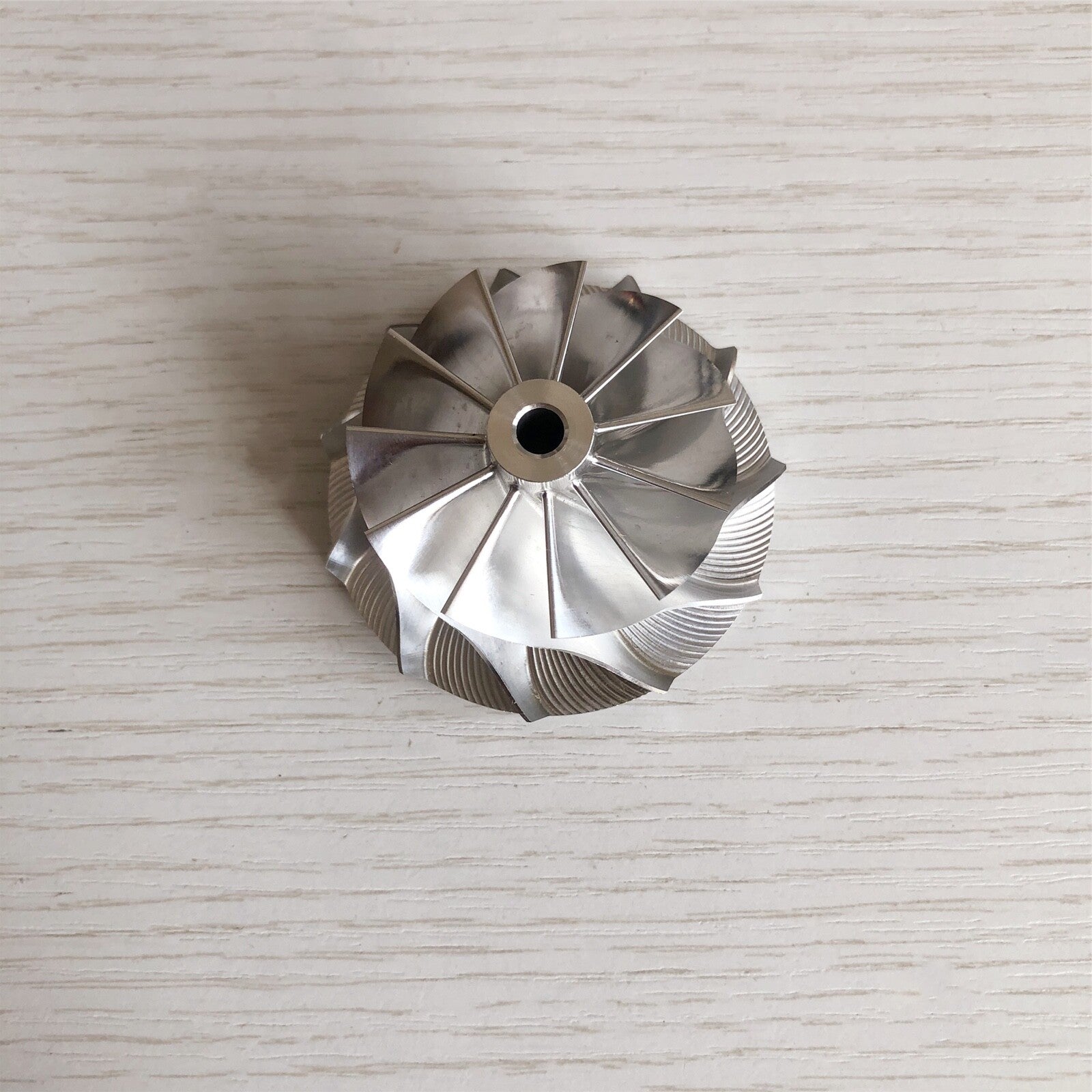 GTA15-25 43.00/56.03 mm 11+0 Blade Turbine Aluminum 2618/Burnt Compressor Wheel