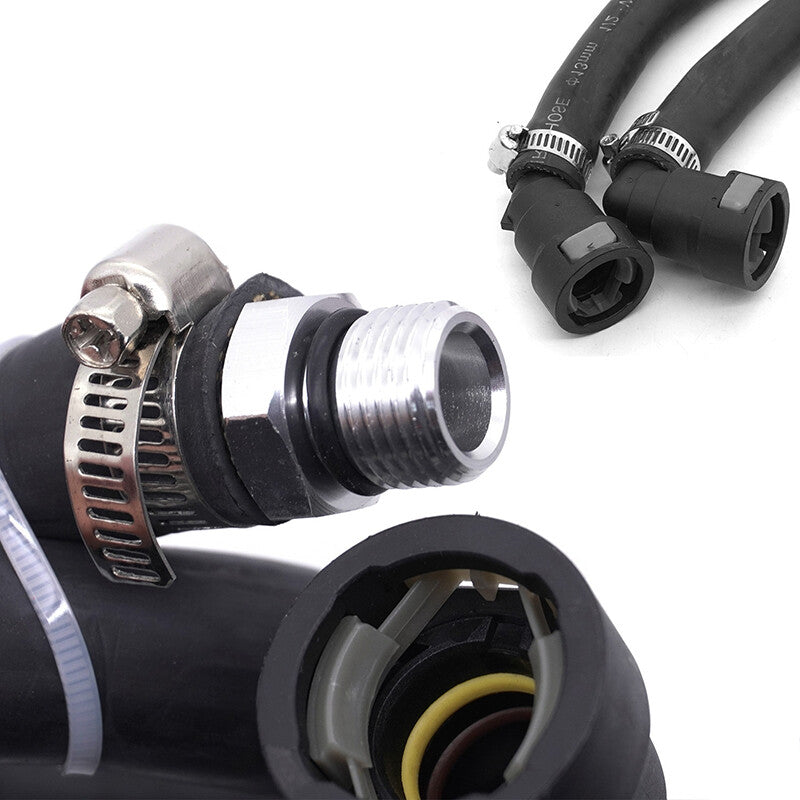 Oil Catch Can with Filter for 11-21Ford F150 5.0L 18-20 Expedition JLT Silver