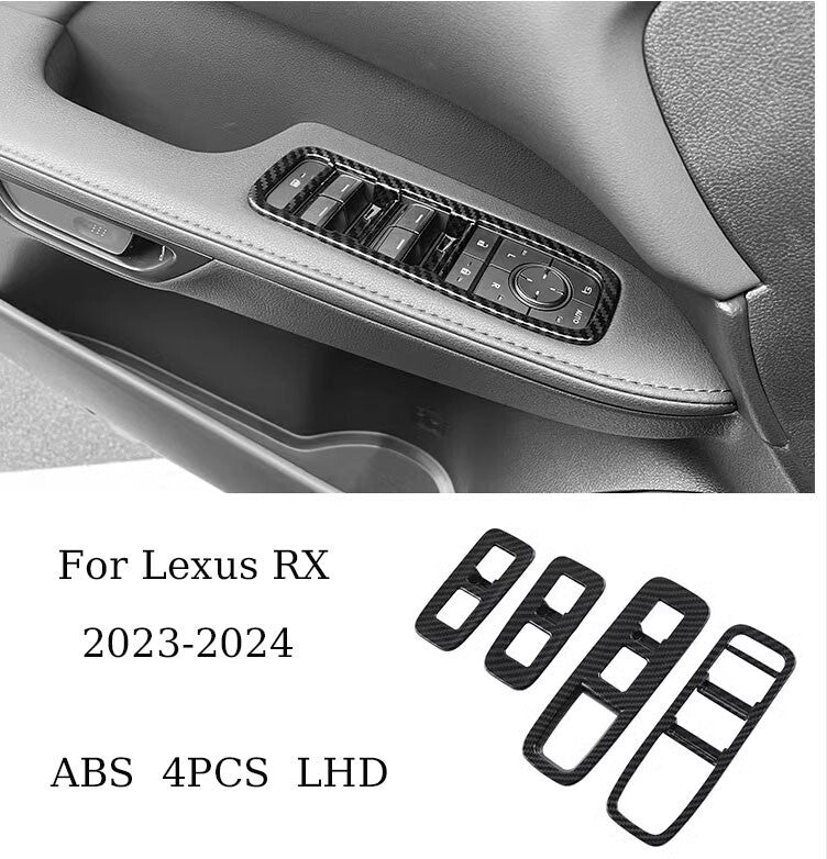 Door Armrest Window Glass Buttons Panel Trims for Lexus RX 350 Car Accessories