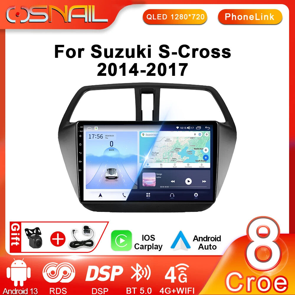 for Suzuki S Cross SX4 2012-2016 Android Car Stereo Radio GPS Auto Player Screen