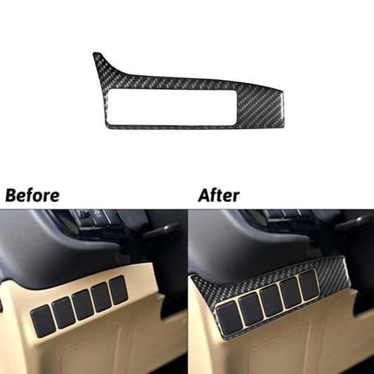 Carbon Fiber Driver Side Buttons Cover Trim for Mitsubishi Outlander 2014-2016