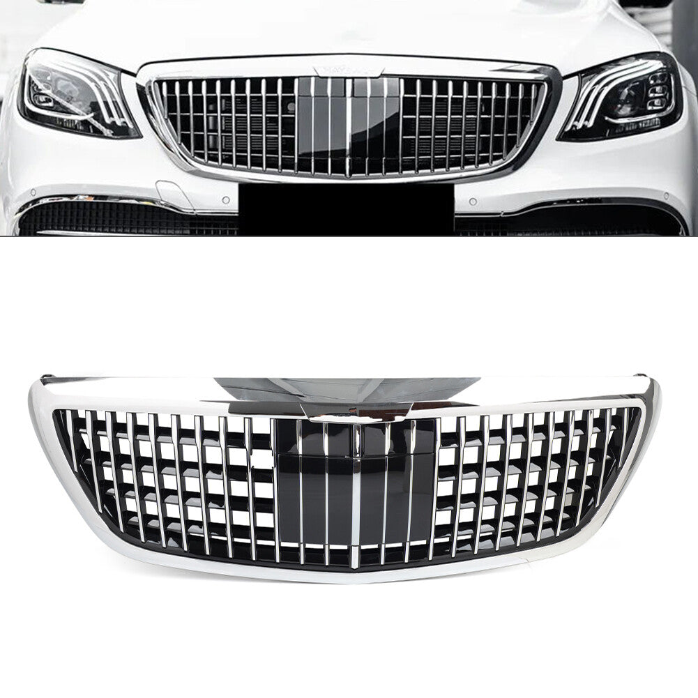 Front Bumper Radiator Hood Grille for Benz S-Class W222 2014-2020 15