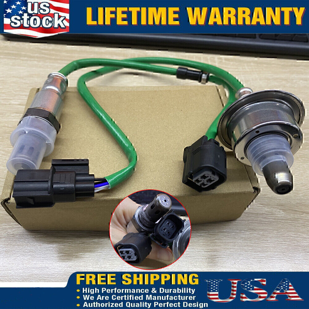 2PCS Oxygen O2 Sensor Upstream Downstream For 2007-11 for Honda Cr-V 2.4L US
