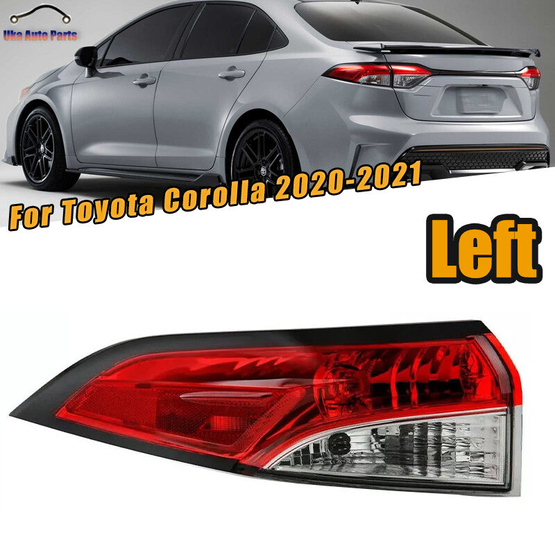 Left Outerside Tail Light Rear Brake Lamp No Bulb for Toyota for Corolla 2020 2021
