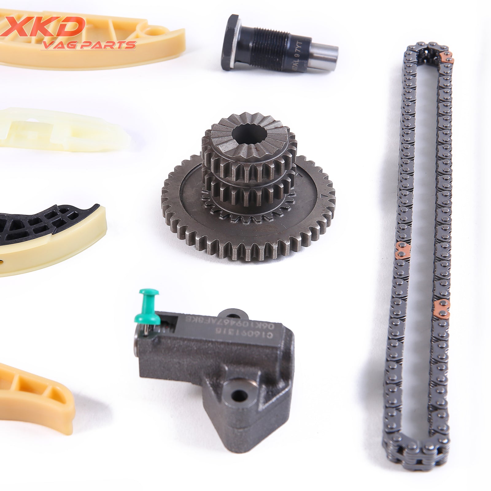 11 1.8T 2.0T Timed Chain Tensioner Kit for Volkswagen for Golf , for Audi A4, A5, A6, Q3, Q5, CJE CNC