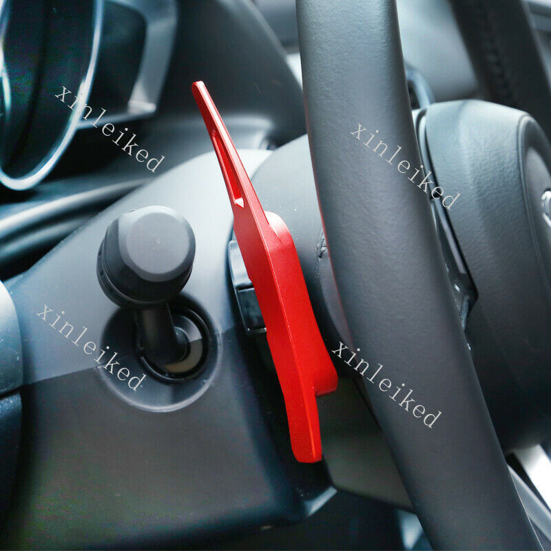for Mazda 3 Axela 2014-2018 Red Alloy Trim Steering Wheel Shift Paddle Extension