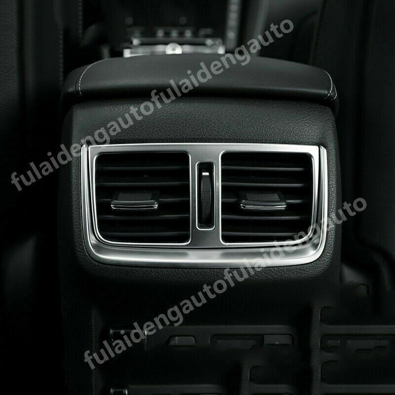 for Infiniti QX50 19-23 Silver Inner Armrest Box Rear Air Outlet Vent Frame Trim
