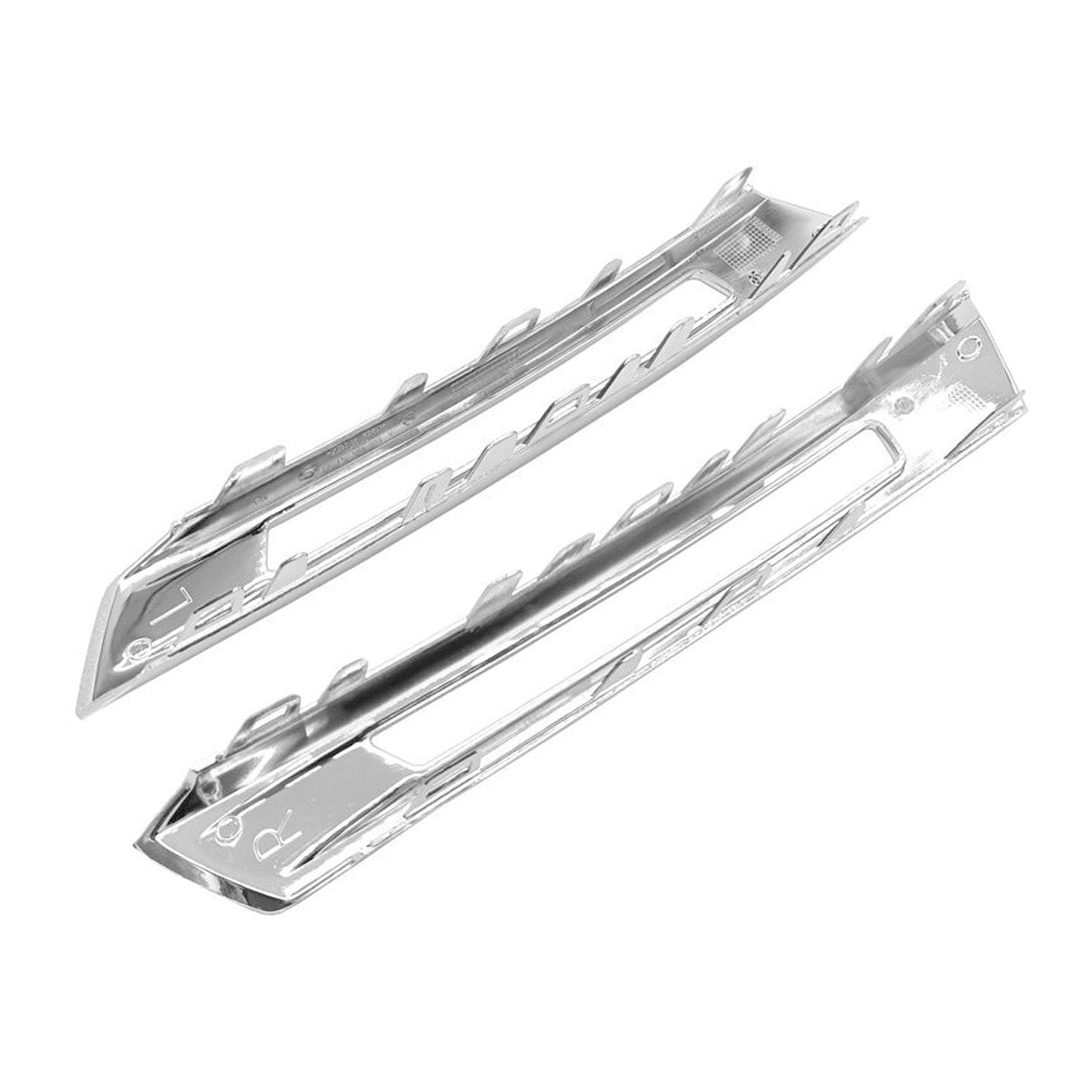 Pair Front Fog Light Cover Trim Replacement for Mercedes Benz X166 GL450/GL550