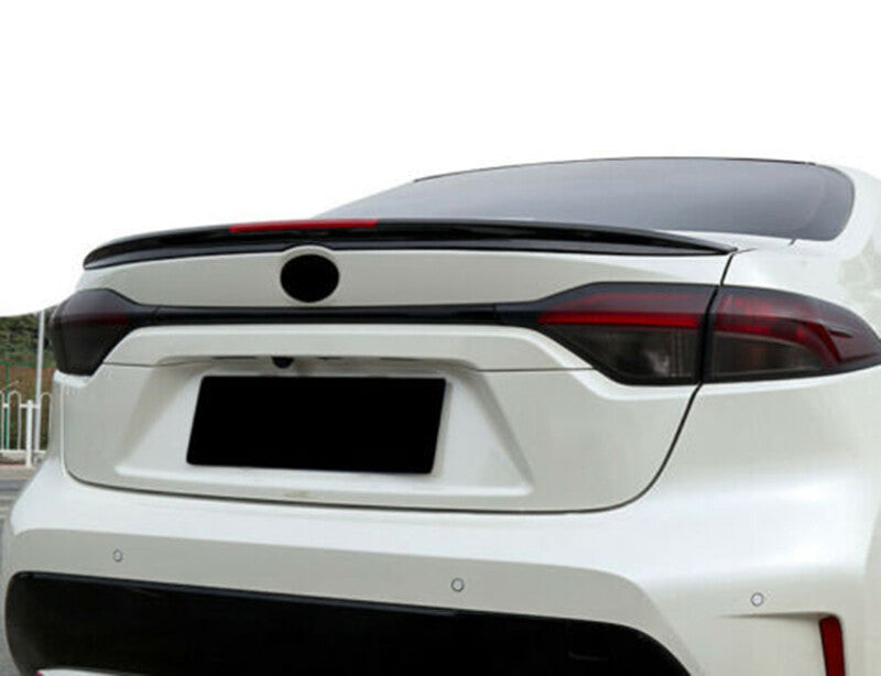 for Toyota for Corolla 2019-2022 Glossy black Rear Tail Trunk Spoiler Wing Lip Trim