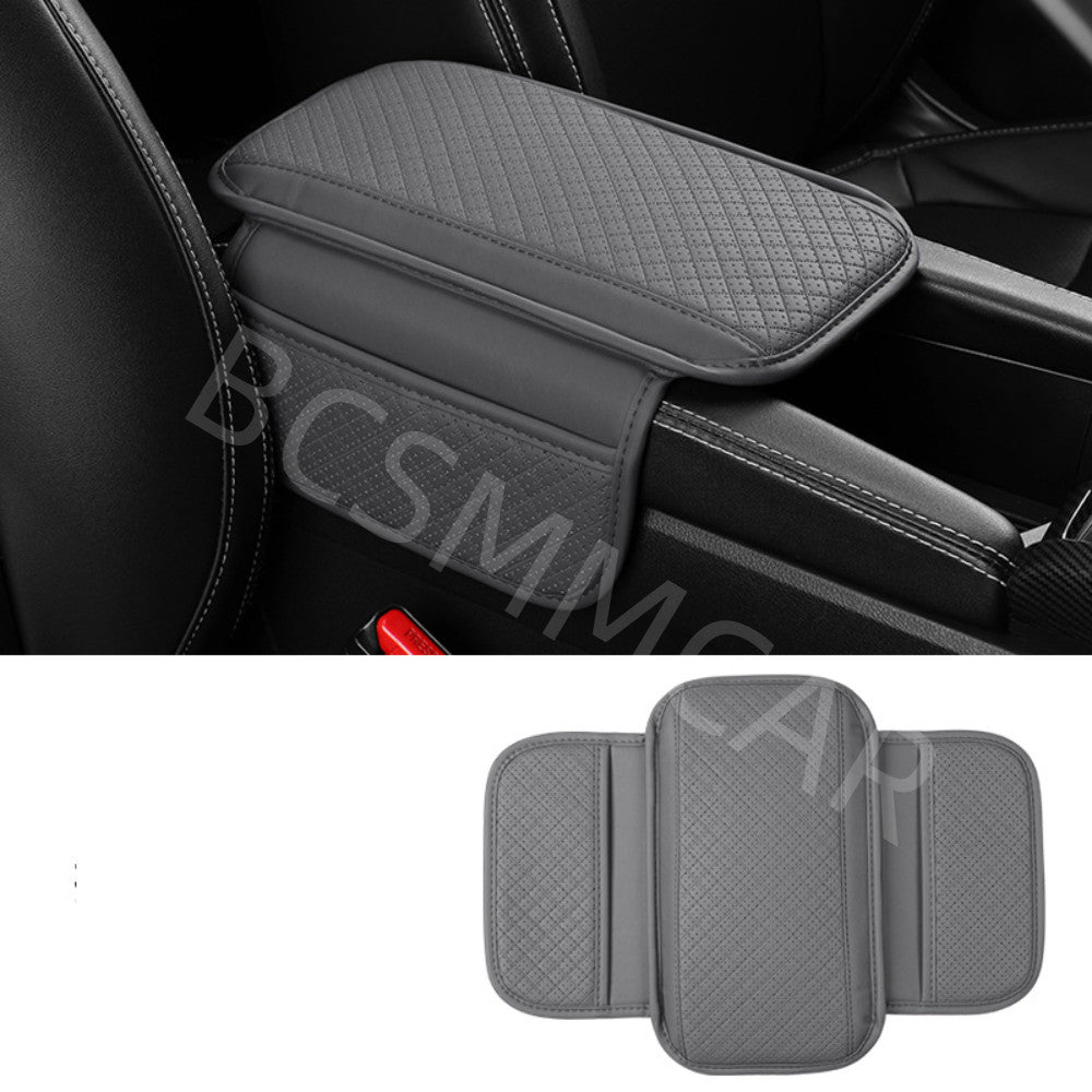 Car for Seat Arm Rest Cushion Box Pad Protector Armrest Cover Non-Slip for SUV